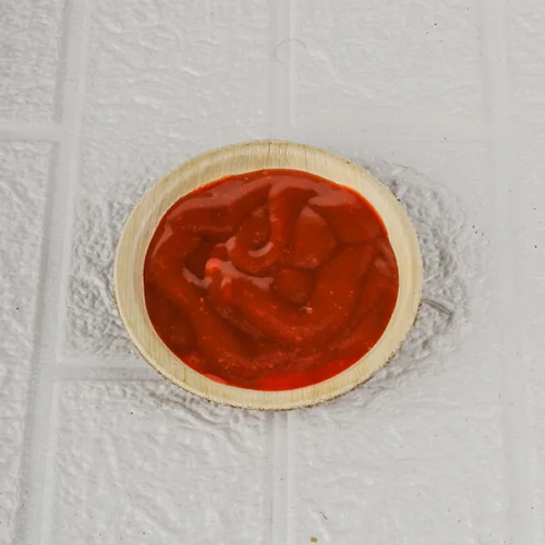 4 Inch Areca Leaf Round Shallow Bowl
