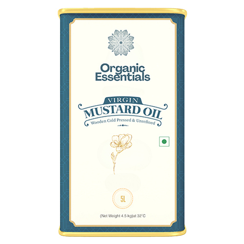 Virgin Mustard Oil - 99% Pure Mustard Seed Extract | Fragrant Cooking Oil for All Age Groups, 12-Month Shelf Life, Best Stored in Dry and Cool Place