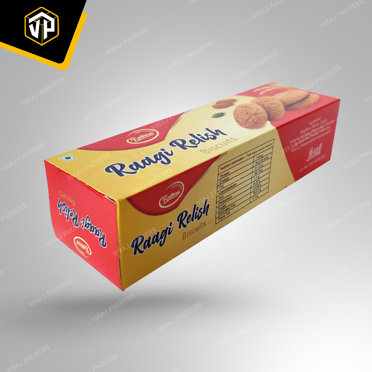 Biscuits Packaging Boxes Manufacturer - Paper Material, Customized Sizes, Other Color, Rectangular Shape | Sturdy, Attractive Designs, Clear Windows, Easy-open Features