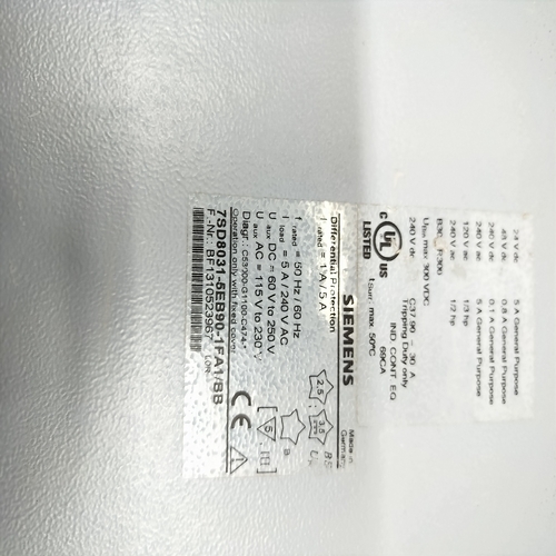 Siemens 7sd8031-5eb90-1fa1/bb Programmable Controller