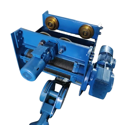 5 Ton Electric Wire Rope Hoist - Wire Rope Sling, 220-240 Volt, Automatic Insulation Grade | Electric Power, Industrial Application, 5 Ton Capacity