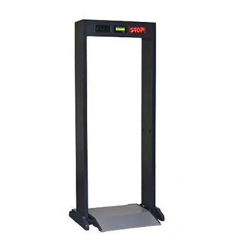 Single Zone Door Frame Metal Detector - Color: Black