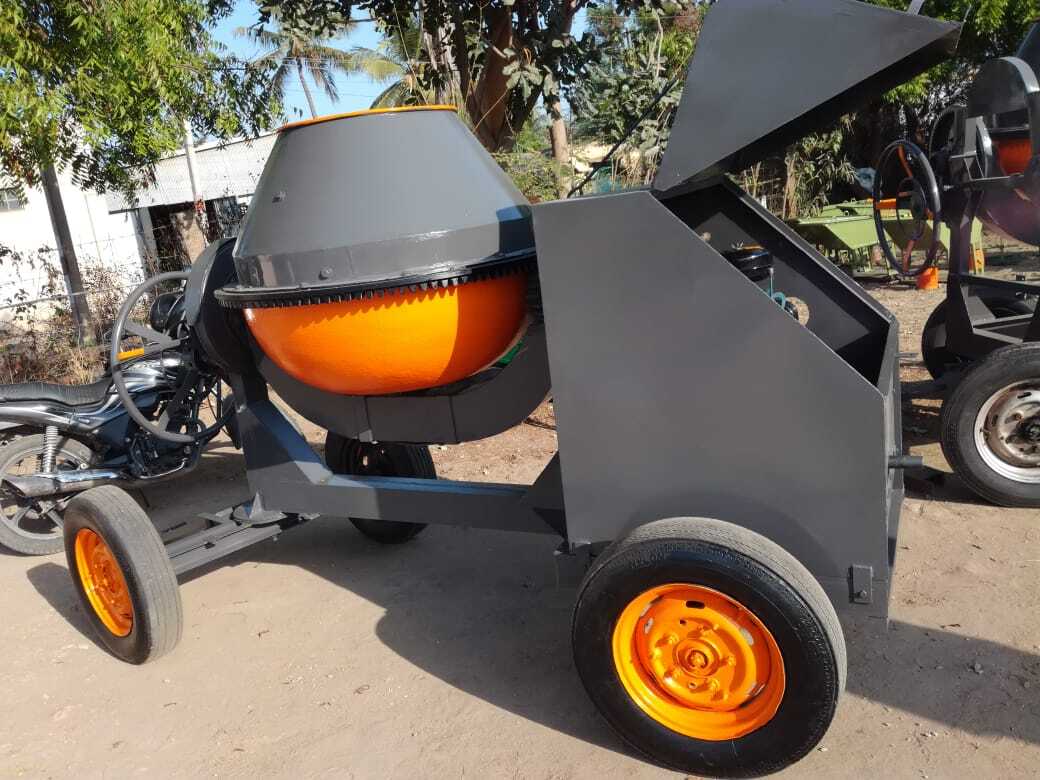 Concrete Mixer Machine - Steel Material, 110-215 Voltage | Good Quality, 1 Year Warranty