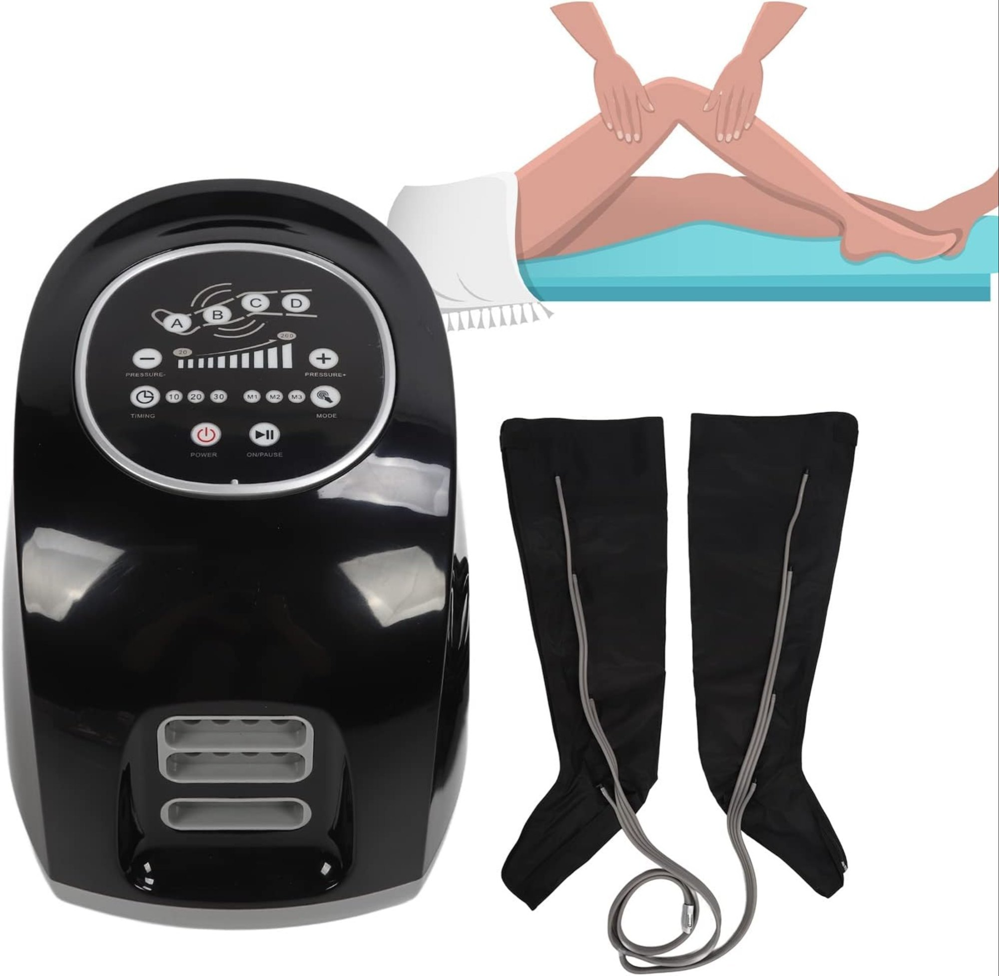 Dvt Compression Portable Relief Device Travel Therapy Pump