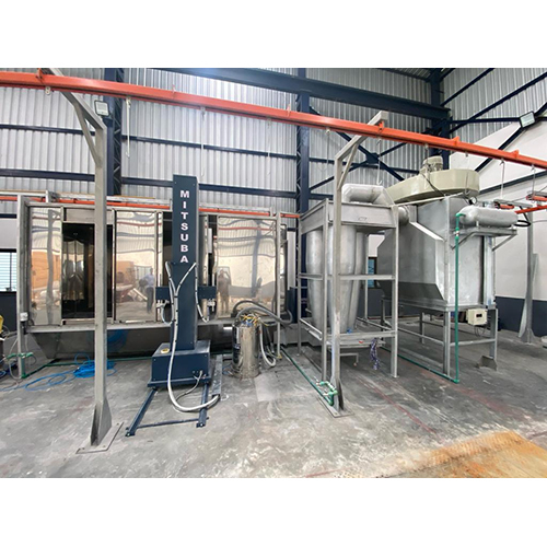 Warehouse Conveyorized Powder Coating Booth By Brahma Fabricon