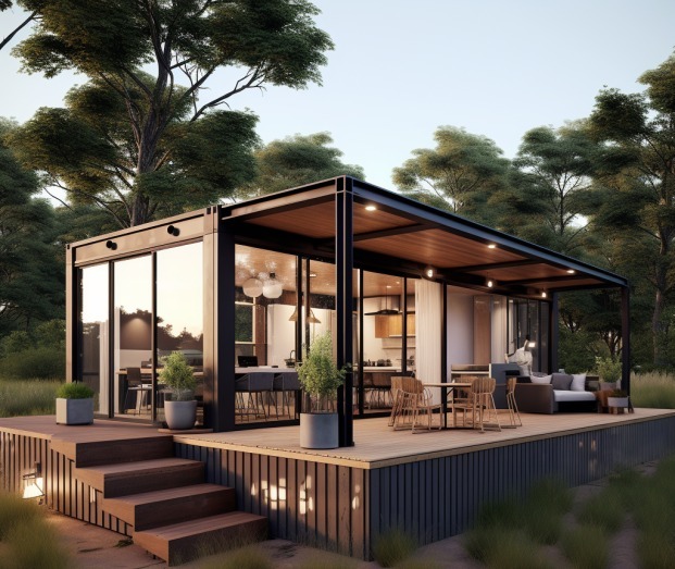 Container Houses By Blizzz Spaces - Color: All Type Of Colors Are Available