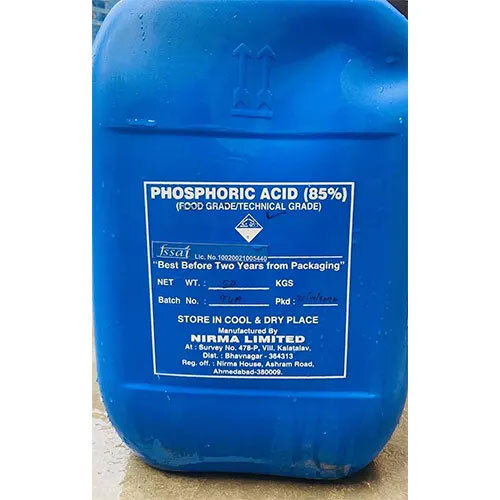 Phosphoric Acid 85% Storage: Room Temperature