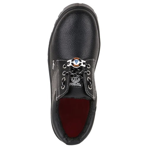 Safety Shoes - Durable Leather, All Sizes Available | Slip-resistant Sole, Comfortable Fit, Shock Absorption