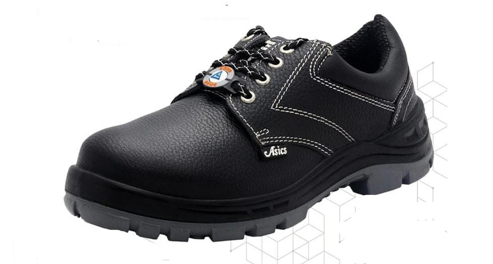 Safety Shoes - Durable Leather, All Sizes Available | Slip-resistant Sole, Comfortable Fit, Shock Absorption