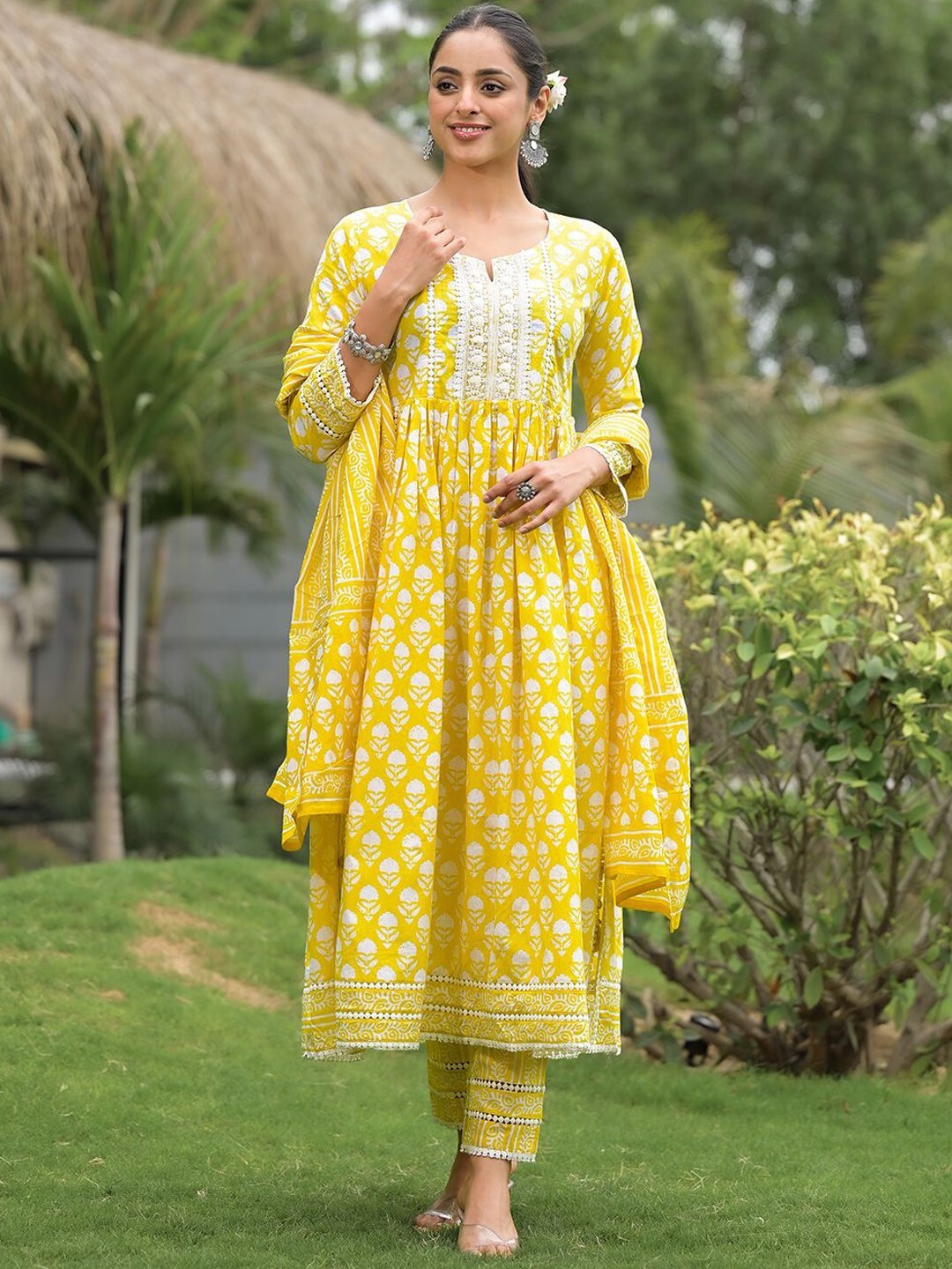 Kurta Pant Set - Color: Yellow