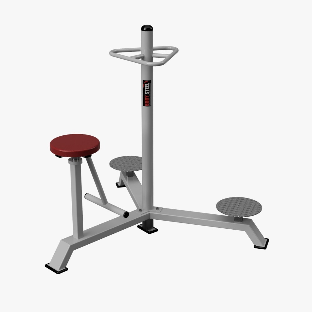 Body Steel Fitness Twister - 52x52x55 Inches | Customizable Seat Color, Lifetime Warranty, Mig Welding Technology