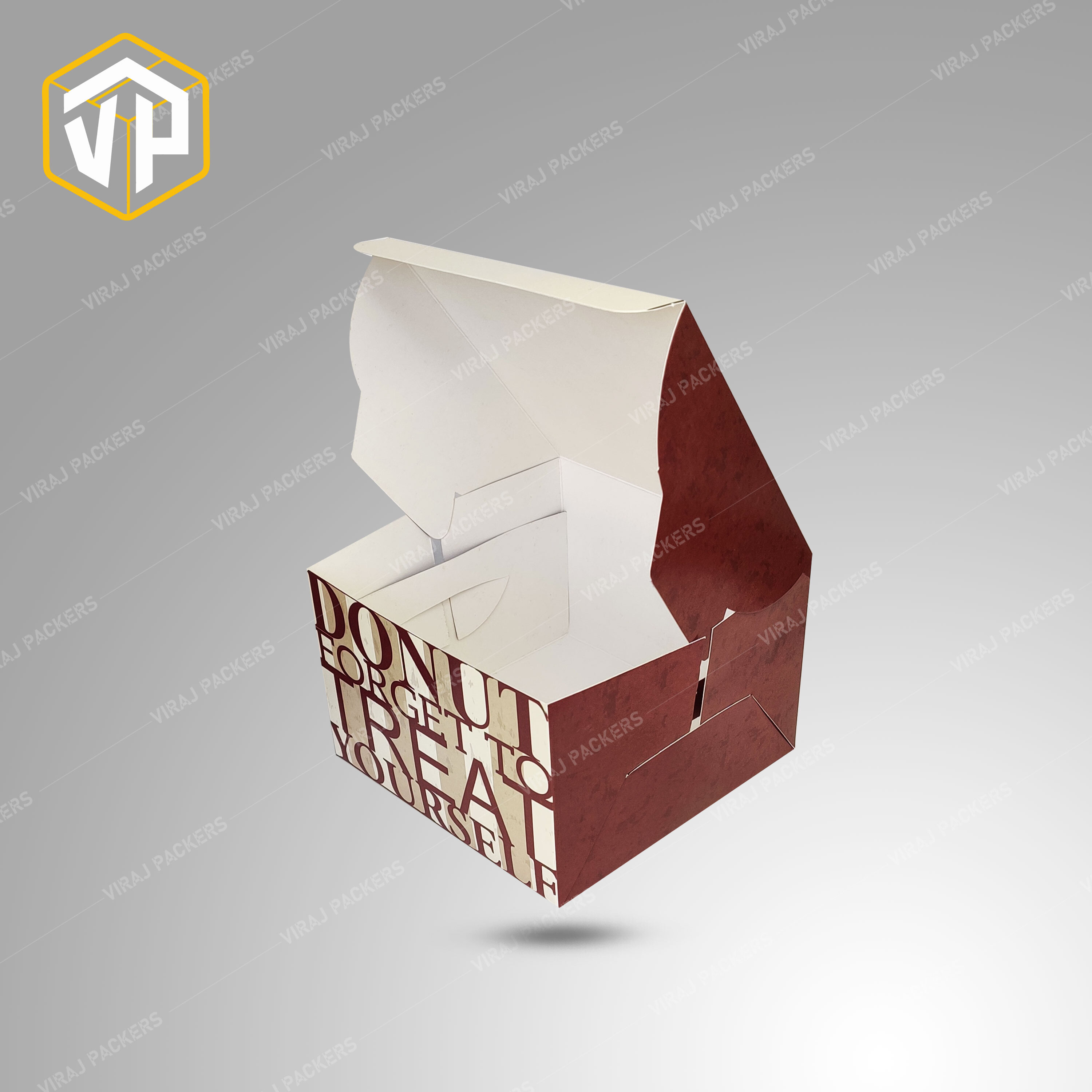 Donut Customized Packaging Boxes Manufacturer - Food-grade Paper, Customized Size, Glossy Finish | Compartments For Secure Holding, Clear Window Options