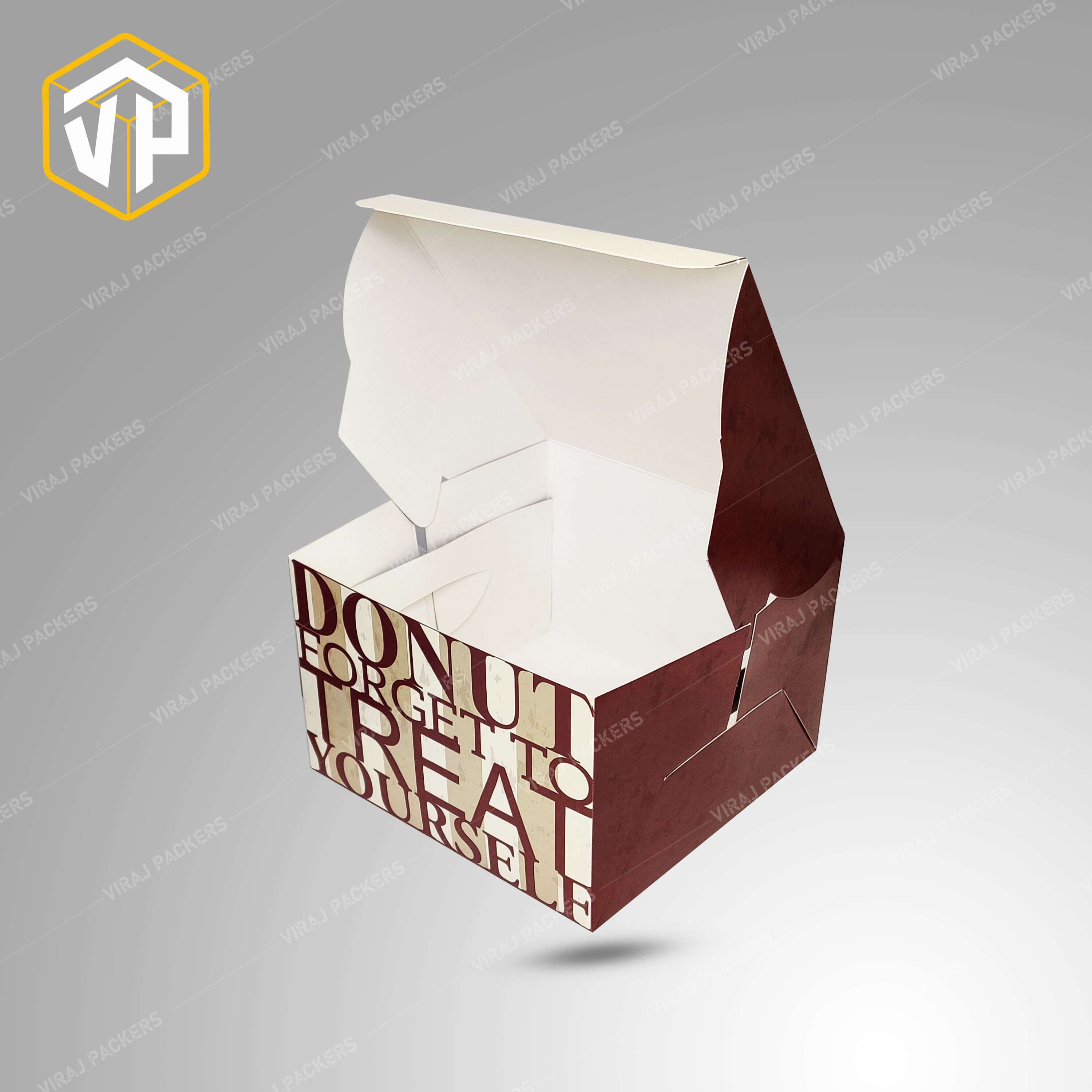 Donut Customized Packaging Boxes Manufacturer - Food-grade Paper, Customized Size, Glossy Finish | Compartments For Secure Holding, Clear Window Options
