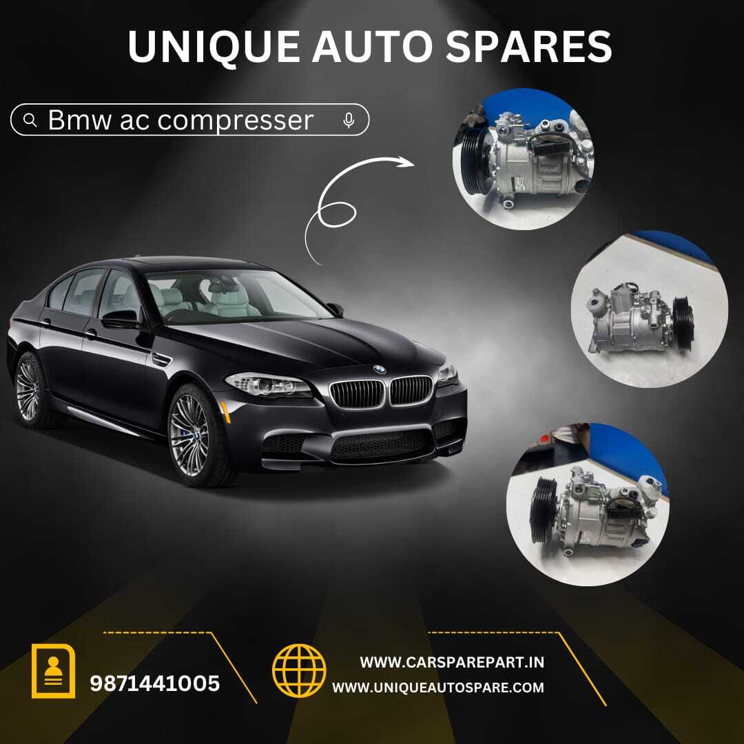 Car Ac Compressor - Mild Steel, Various Models For Audi A4, Q7, Q5, A6 | Powder Coated, Damage And Corrosion Resistant