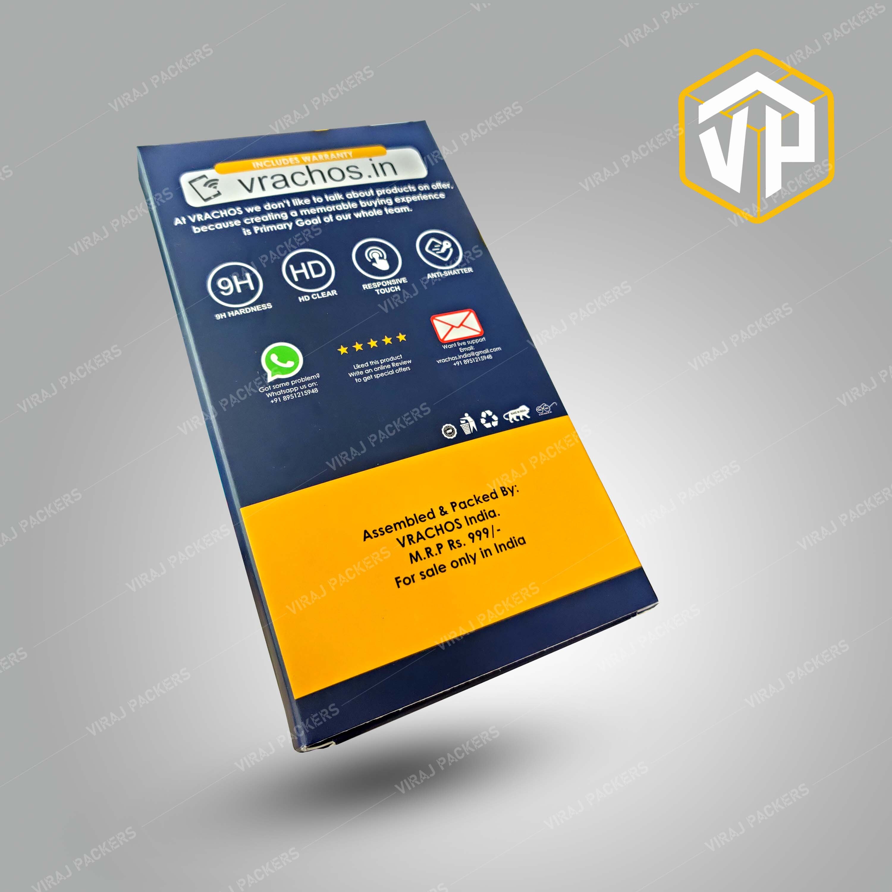 Premium Mobile Screen Protector Packaging Boxes Manufacturer - Paper Material, Customized Size, Glossy Lamination, Uv Offset Printing | Secure Compartments, Clear Window For Visibility, Easy-open Design, Custom Branding Options