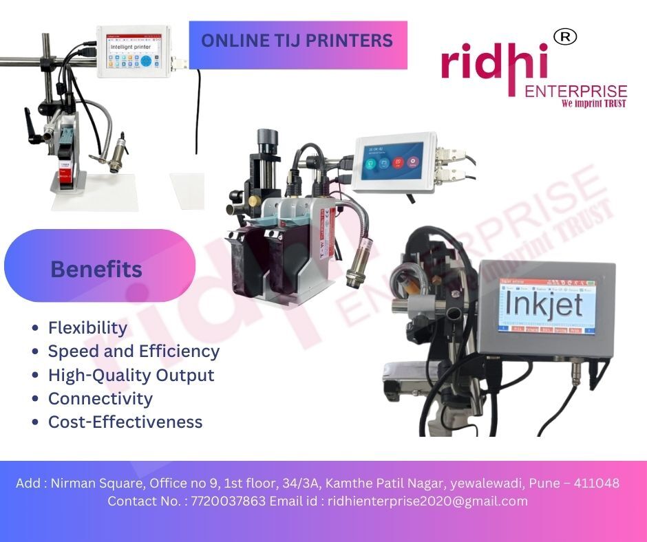 Mini Tij Coding Machine - Metal, 12.7mm, 1.2kg | Automatic Batch Coding, 600dpi Resolution, Touch Screen, Usb Interface, Quick-dry Inks