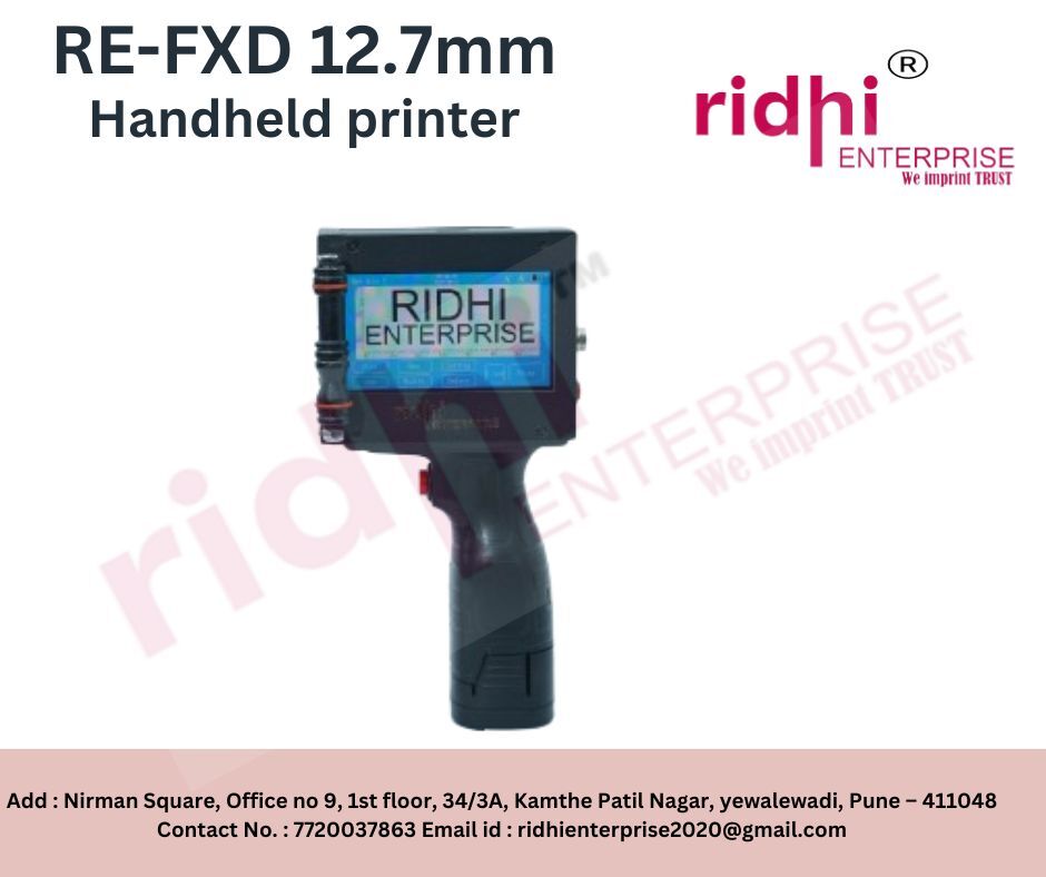 Re Fxd Handheld Inkjet Printer - Automatic Grade: Semi-automatic