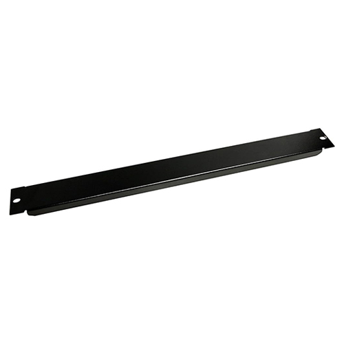 1U Metal Blanking Panel - Color: Black