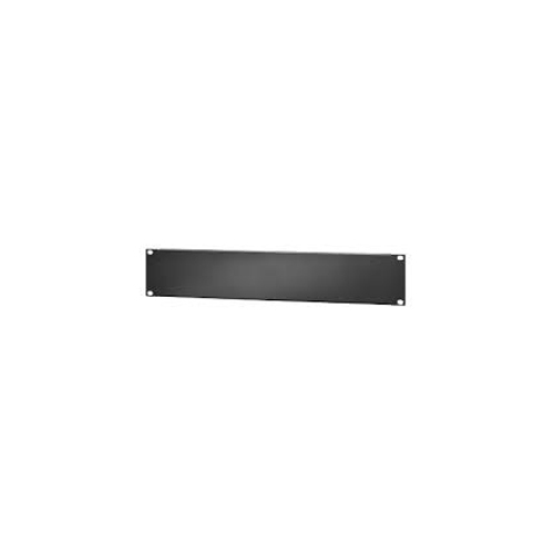 2U Metal Blanking Panel - Color: Black