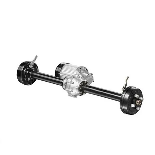 Mild Steel E Rickshaw Rear Axle - Finish: Polished