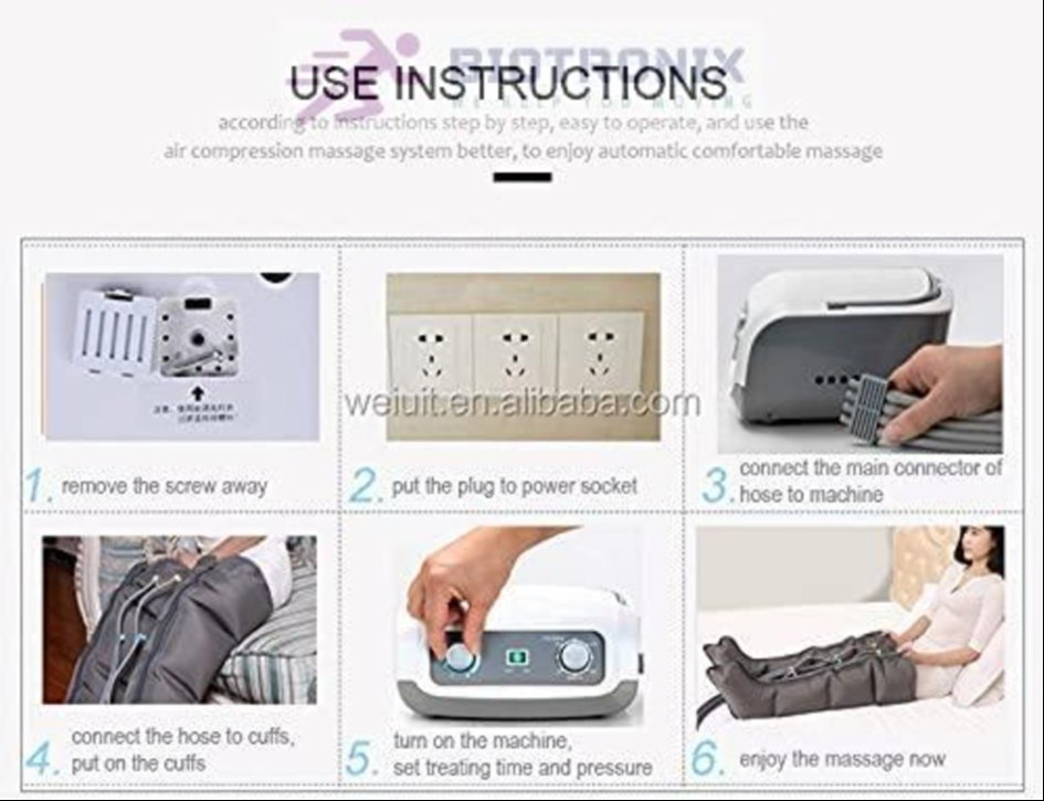 Compressible Limb Therapy System Dvt Prevention For Home Use