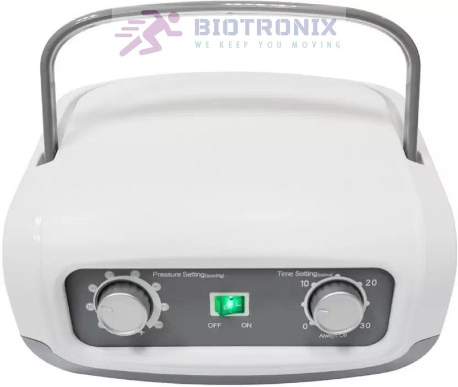 Biotronix 4-chamber Sequential Compression Therapy Device - 30w, Adjustable Pressure Range 30-250 Mmhg | Effective Dvt Prevention, Lymphedema Relief, Lightweight And Portable Design For Comprehensive Limb Treatment