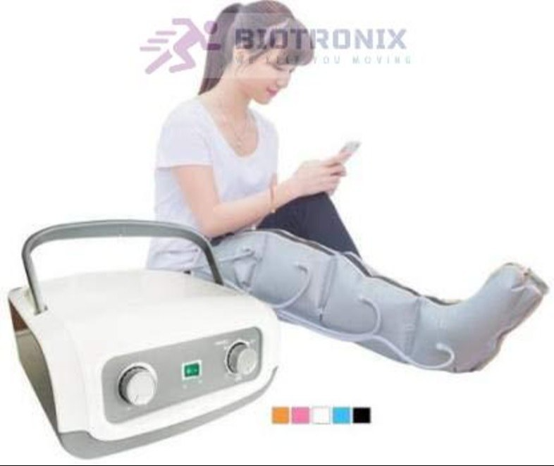 Biotronix 4-chamber Sequential Compression Therapy Device - 30w, Adjustable Pressure Range 30-250 Mmhg | Effective Dvt Prevention, Lymphedema Relief, Lightweight And Portable Design For Comprehensive Limb Treatment