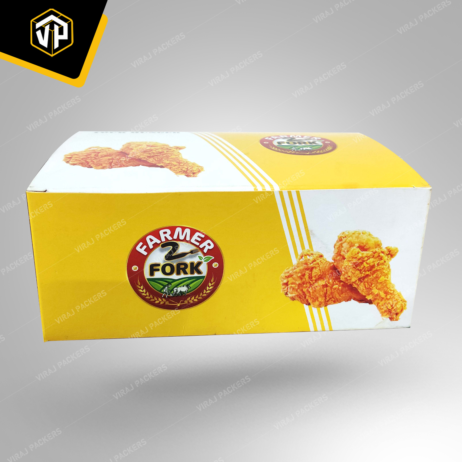 Large Size Fried Chicken Leg Piece Packaging Boxes Manufacturer - Paper Material, Customized Size, Glossy Finish , Grease-resistant Lining, Ventilation Holes For Crispiness