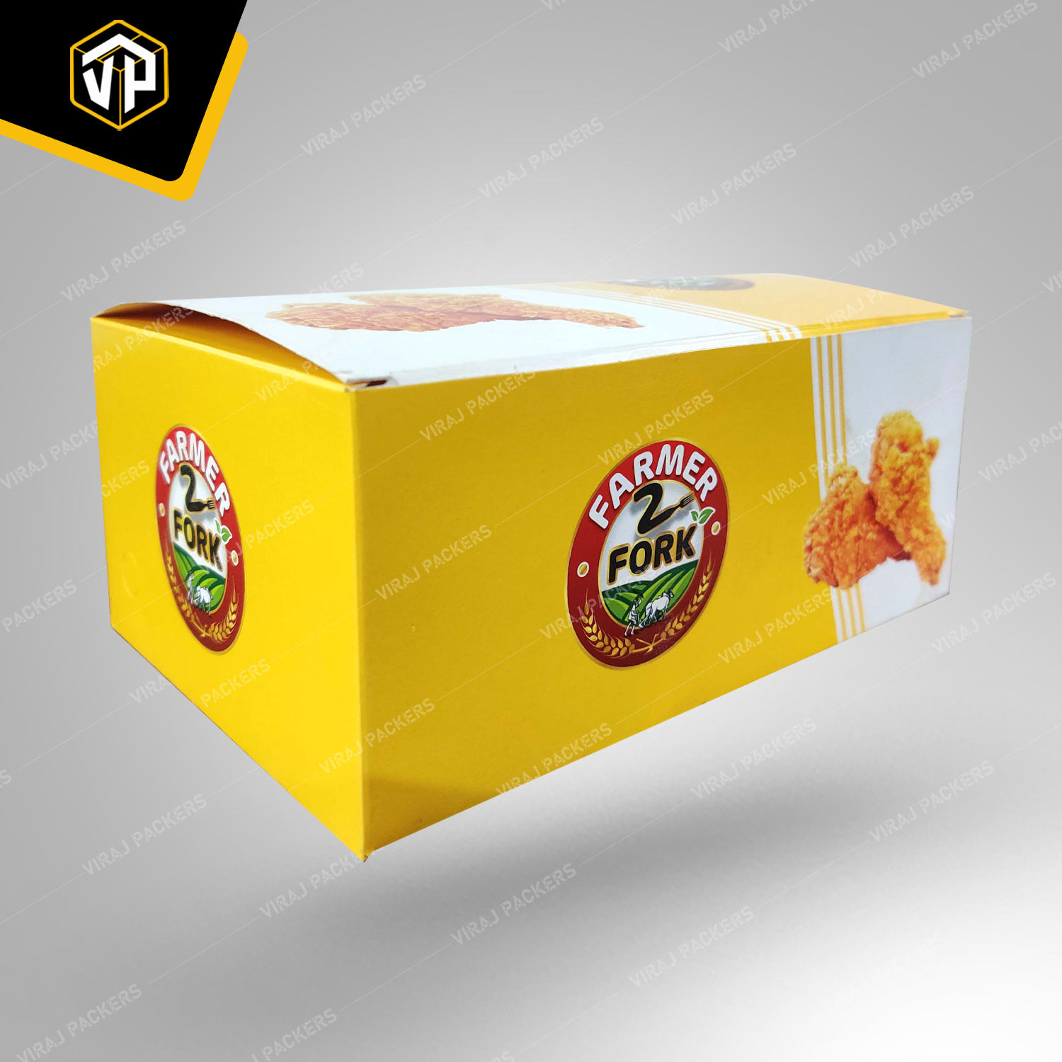 Large Size Fried Chicken Leg Piece Packaging Boxes Manufacturer - Paper Material, Customized Size, Glossy Finish , Grease-resistant Lining, Ventilation Holes For Crispiness