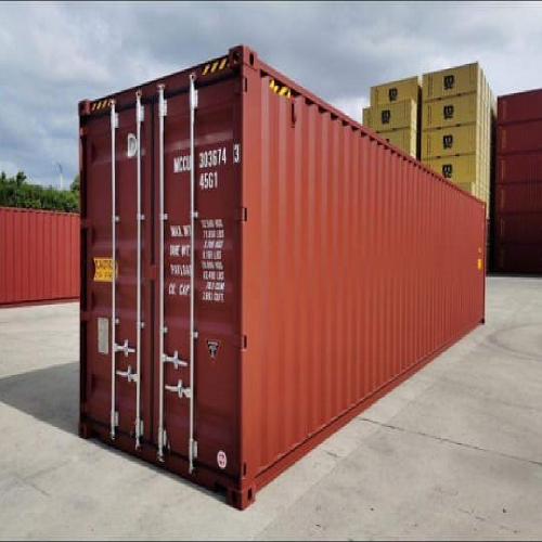 40 Feet Intermodal Container - Carbon Steel, 40ft Length X 8ft Height, 20 Ton Capacity | Fast-paced Cargo Shipping, Easy Assembly, High Loading Capacity