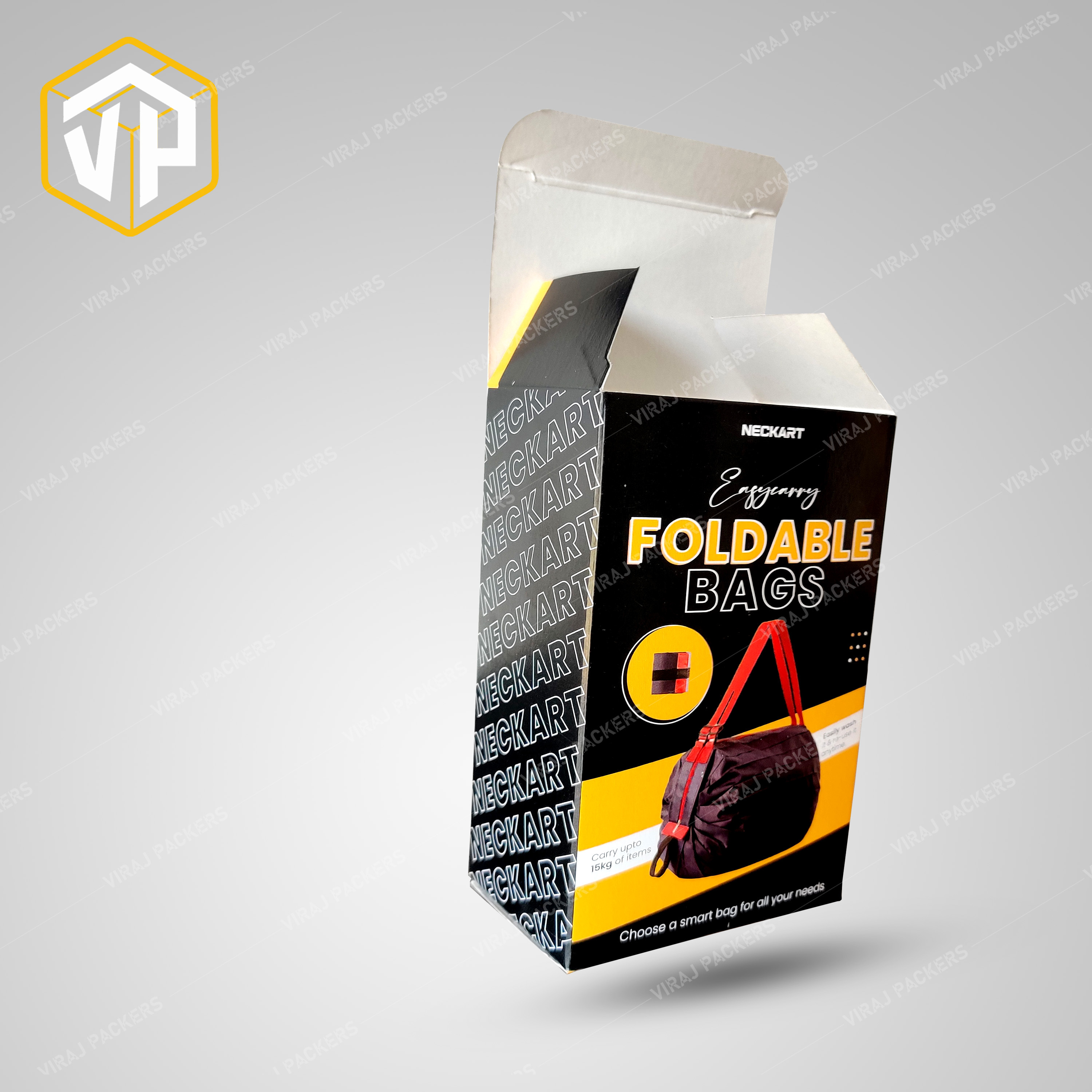 Printed Foldable Bags Packaging Boxes - Eco-friendly Paper, Customized Size, Glossy Lamination, Vibrant Uv Offset Printing, Secure Closures For Retail/gifting