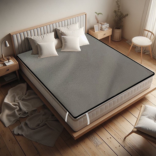 Pvc Waterproof Plain Mattress Protector - Fabric Type: Cotton