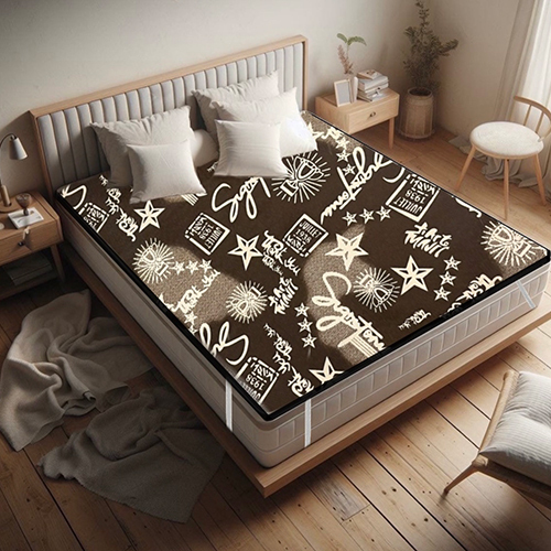 Pvc Waterproof Printed Mattress Protector - Fabric Type: Cotton