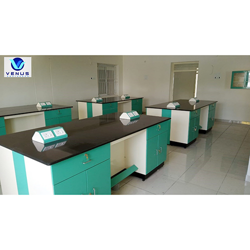 Physics Lab Table - High-quality Polished Stainless Steel, Modern Design With Rust And Corrosion Resistance