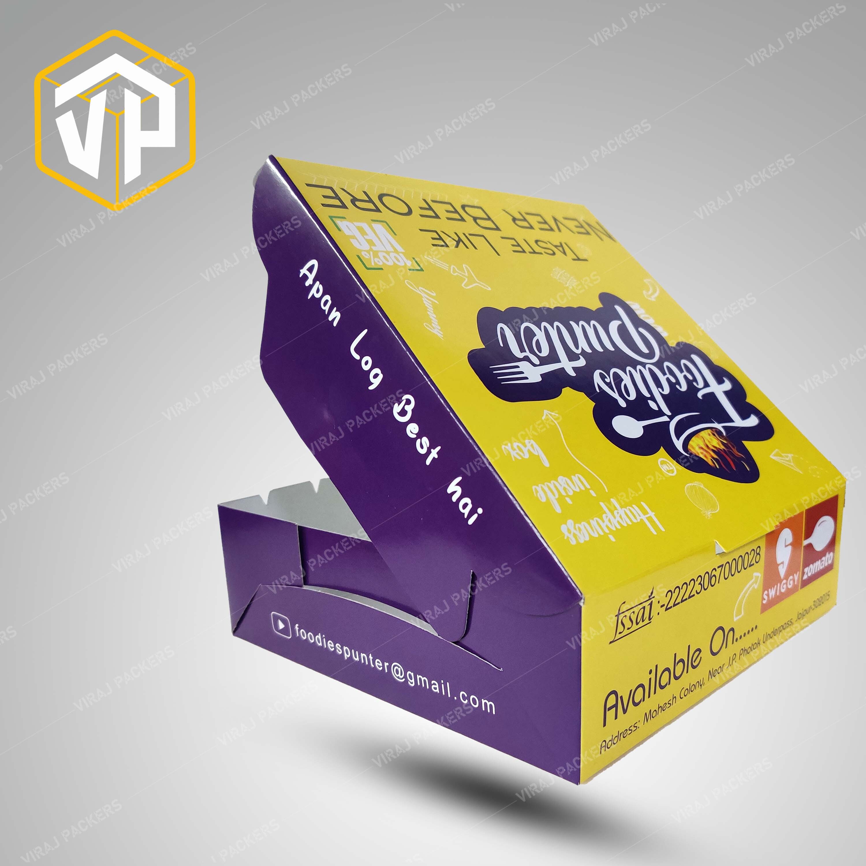 Customized Fastfood Packaging Boxes Manufacturer