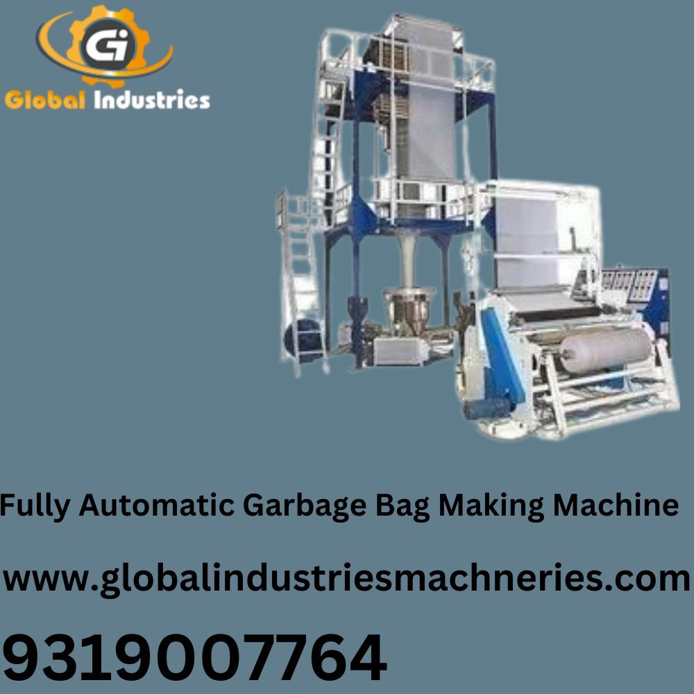 Biodegradable Bag Making Machine - Steel, 16-20 Feet, 52 Inch Nip Roller Size | Three Phase, Stationary Die, Model Gi-65x, 53 Kw Power