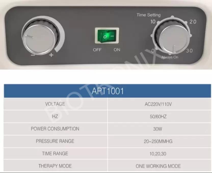 Dvt Compression Therapy Device - 4-chamber Pneumatic Compression Machine, Touch Screen Control, Adjustable Pressure Range 60-240 Mmhg, Portable And Lightweight Design For Hospital Use, Effective Dvt Prevention And Treatment