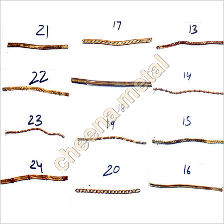 डिजाइनर पीतल की चेन