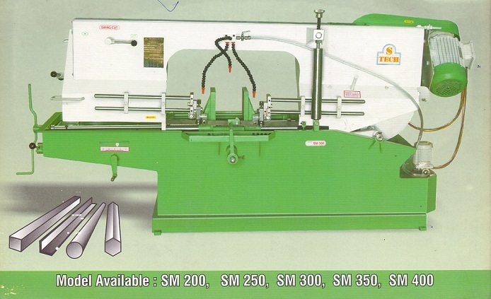 225 Mm Horizontal Band Saw Machine - Steel 2040x760x1070 Mm Green | Automatic Operation Swing-cut Precision Bi-metal Blade Low Noise