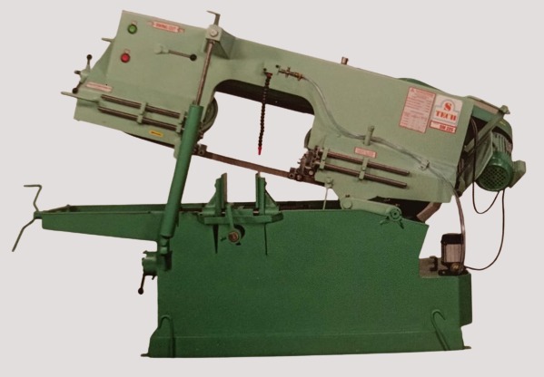 225 Mm Horizontal Band Saw Machine - Steel 2040x760x1070 Mm Green | Automatic Operation Swing-cut Precision Bi-metal Blade Low Noise