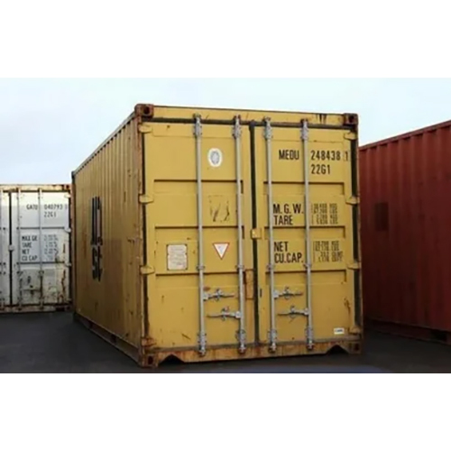 Used Storage Shipping Container - Galvanized Steel, 20 Feet Long, 20-30 Ton Capacity, Dry Type, Durable Design