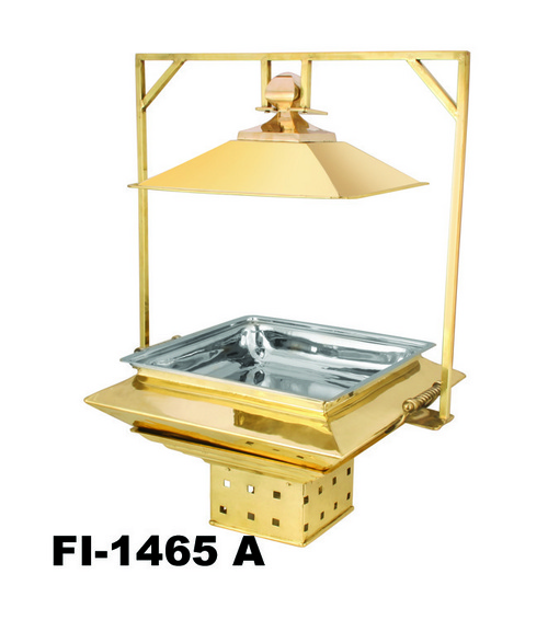 एंटीक कॉपर चाफिंग डिश