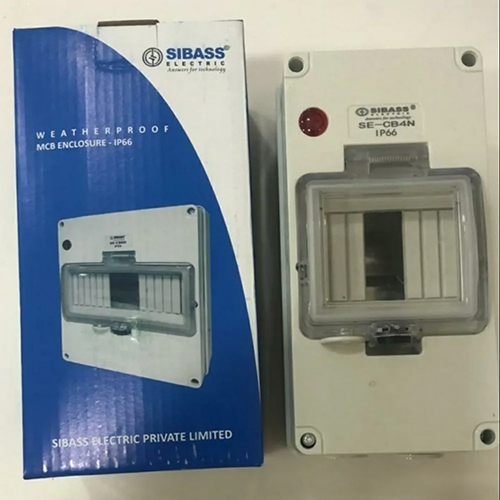 4 पोल मौसम प्रूफ लघु सर्किट ब्रेकर बॉक्स