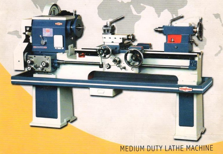 Semi Automatic Adventure Medium Duty Lathe Machine
