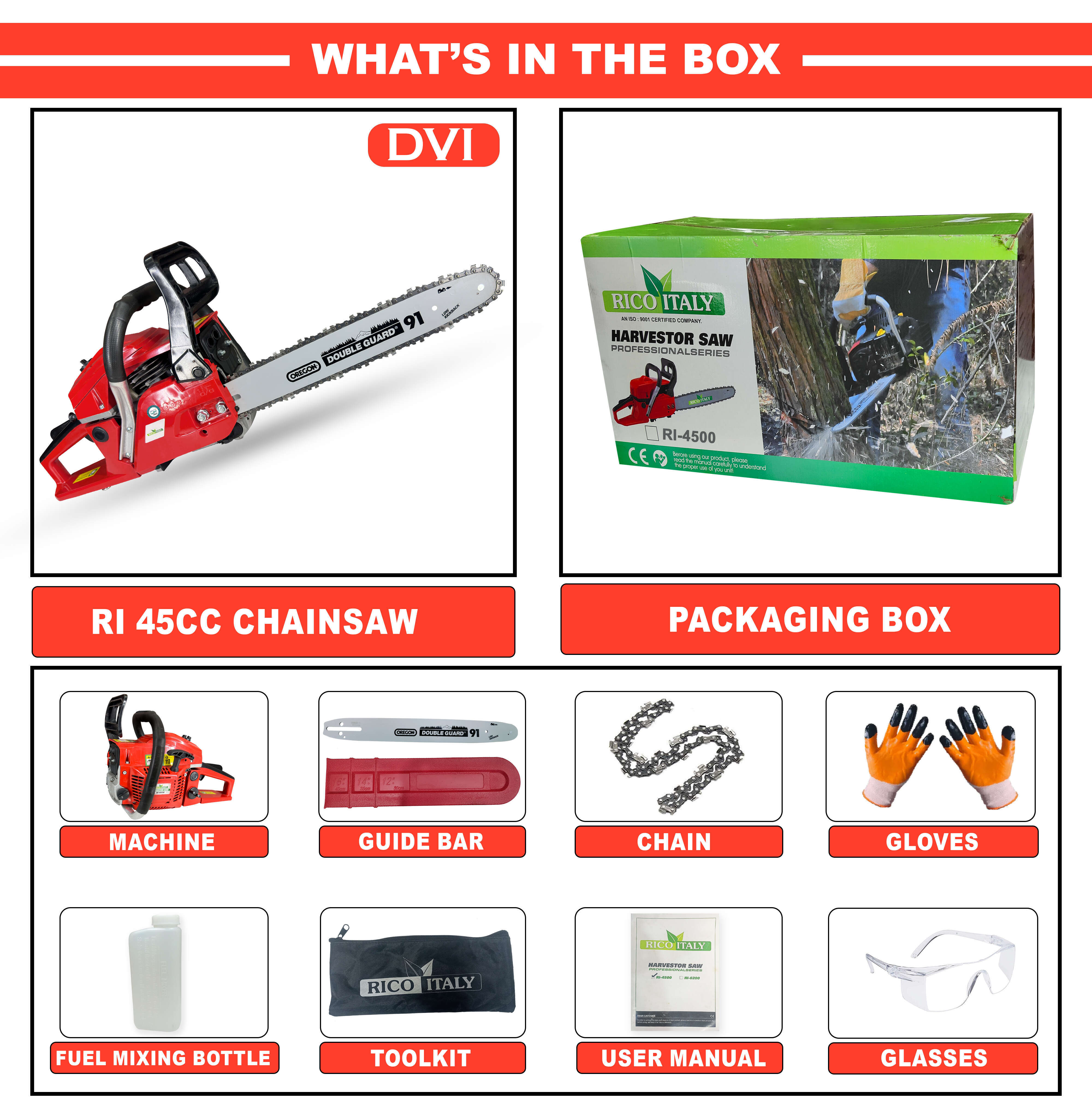 Chainsaw Machine 45cc
