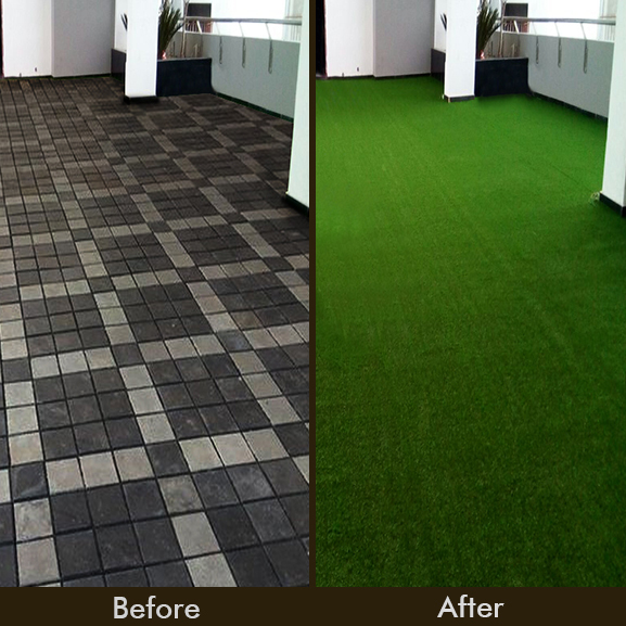 50mm Prestige - 2x25m Roll Size, 538 Sq Ft Area | Durable, Low Maintenance, All-season Synthetic Grass For Indoor & Outdoor Use