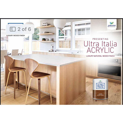 Ultra Italia Acrylic Natural Wood Finish - Physical Form: Liquid