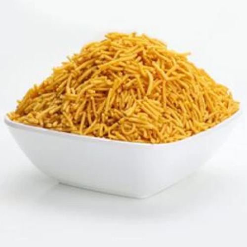 Barik Sev Namkeen - High-Quality Besan Snack, Hard Crunchy Texture, Salty Flavor, Available in Various Weights