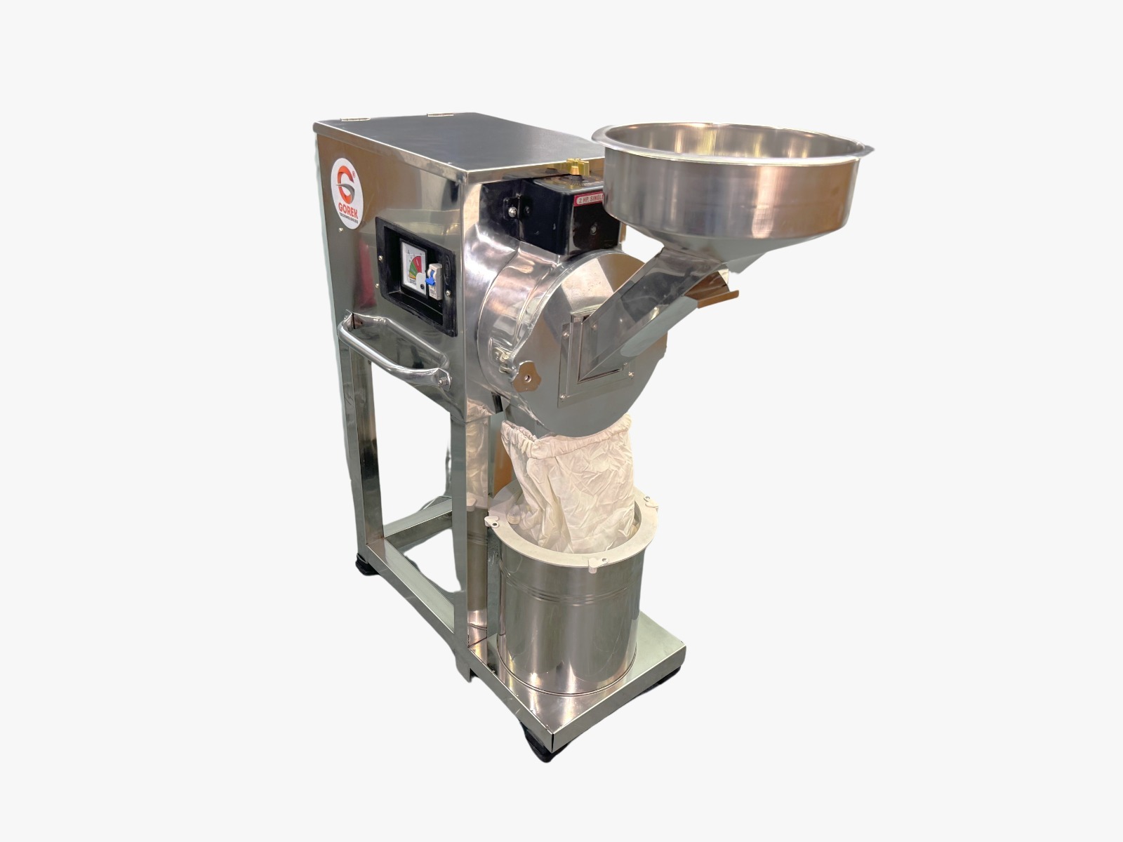 2 In 1 Pulverizer Machine - Stainless Steel, 10 Kg Capacity, Non-computerized Design