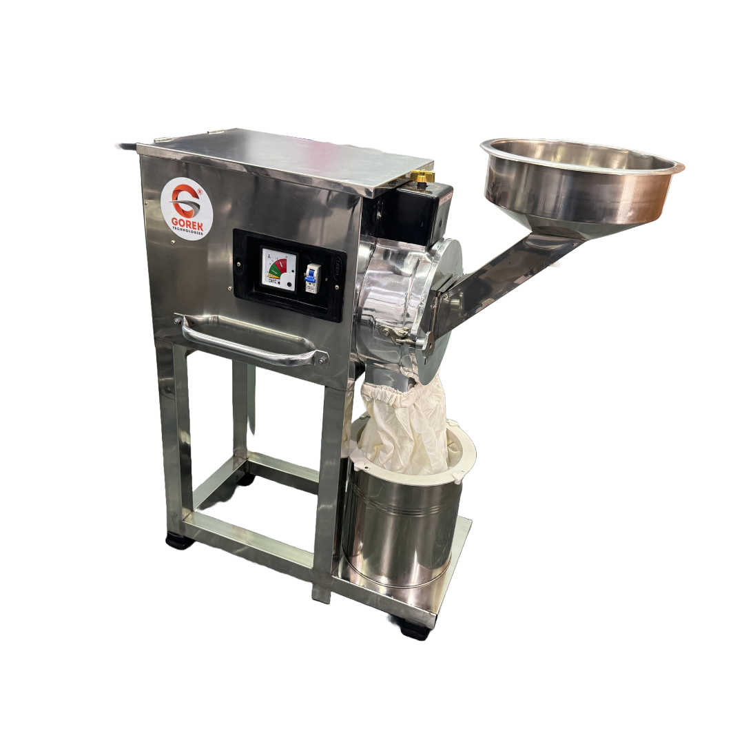 2 In 1 Pulverizer Machine - Stainless Steel, 10 Kg Capacity, Non-computerized Design